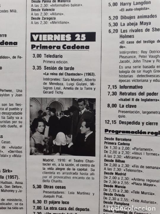 Coleccionismo de revistas y peri&oacute;dicos: sara montiel sarita la reina del chantecler