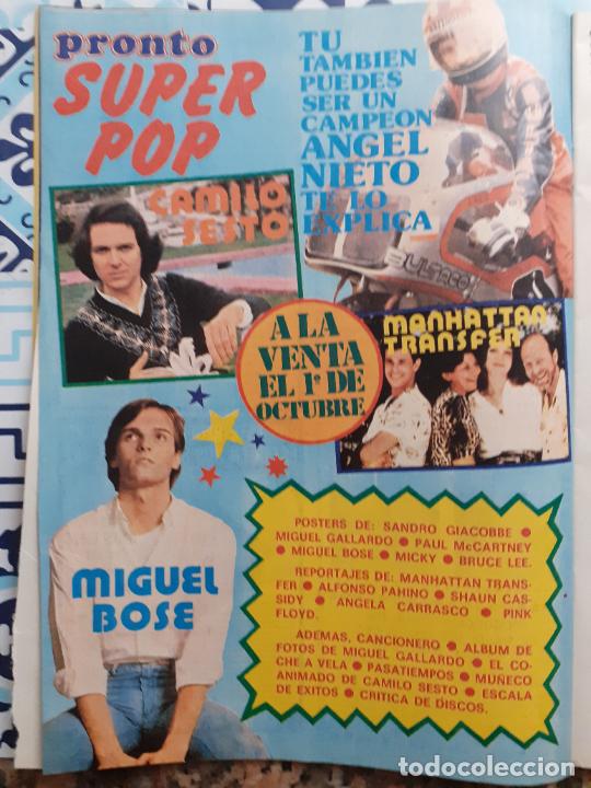 Coleccionismo de revistas y peri&oacute;dicos: manhattan transfer camilo sesto miguel bose angel nieto