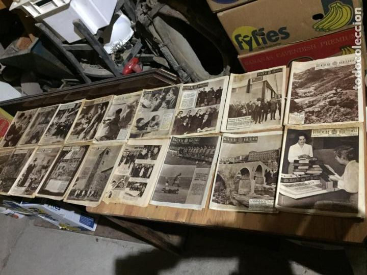 Coleccionismo de revistas y peri&oacute;dicos: Antiguo gran lote de 36 revista / revistas Diario de Barcelona a&ntilde;o 1963 varios a&ntilde;os
