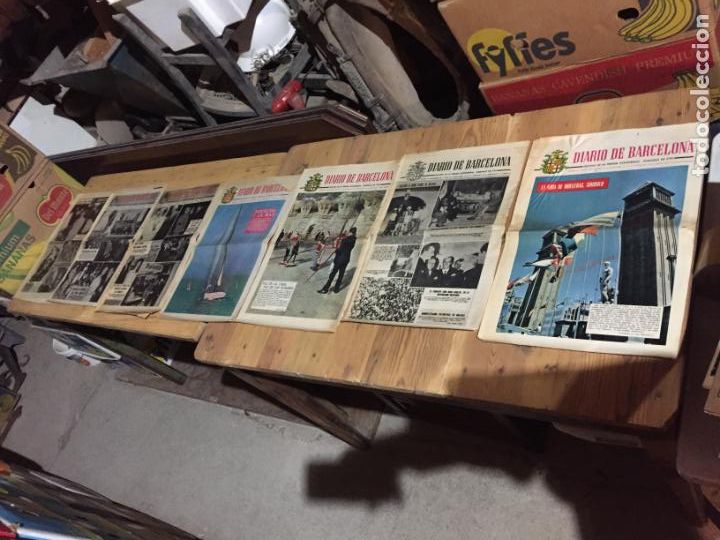 Collectionnisme de Revues et Journaux: Antiguo gran lote de 12 revista / revistas Diario de Barcelona a&ntilde;o 1965 varios a&ntilde;os