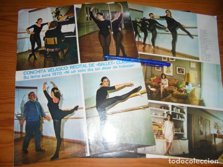 Coleccionismo de revistas y peri&oacute;dicos: RECORTE : CONCHA VELASCO, RECITAL DE BALLET CLASICO. SEMANA, ENERO 1970 (#)