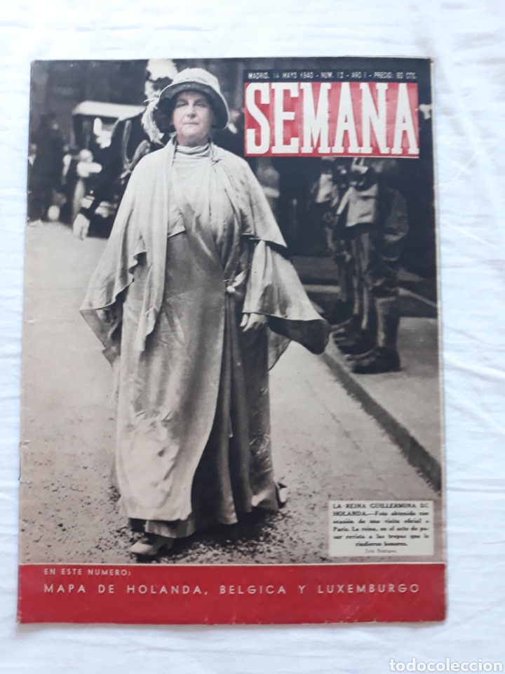 Coleccionismo de Revistas y Peri&oacute;dicos: revista SEMANA n. 12 - 14 Marzo 1940 - II Guerra Mundial