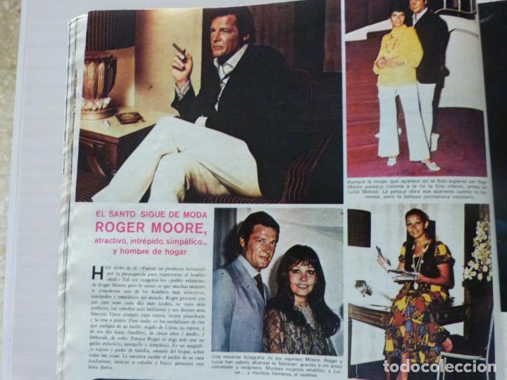 Coleccionismo de Revistas y Peri&oacute;dicos: RECORTE CLIPPING DE ROGER MOORE REVISTA SEMANA N&ordm; 1681 PAG. 38 L16