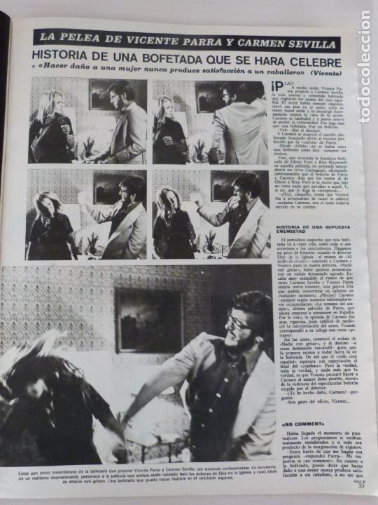 Coleccionismo de Revistas y Peri&oacute;dicos: RECORTE CLIPPING DE VICENTE PARRA Y CARMEN SEVILLA REVISTA SEMANA N&ordm; 1681 PAG. 33 Y 34 L16