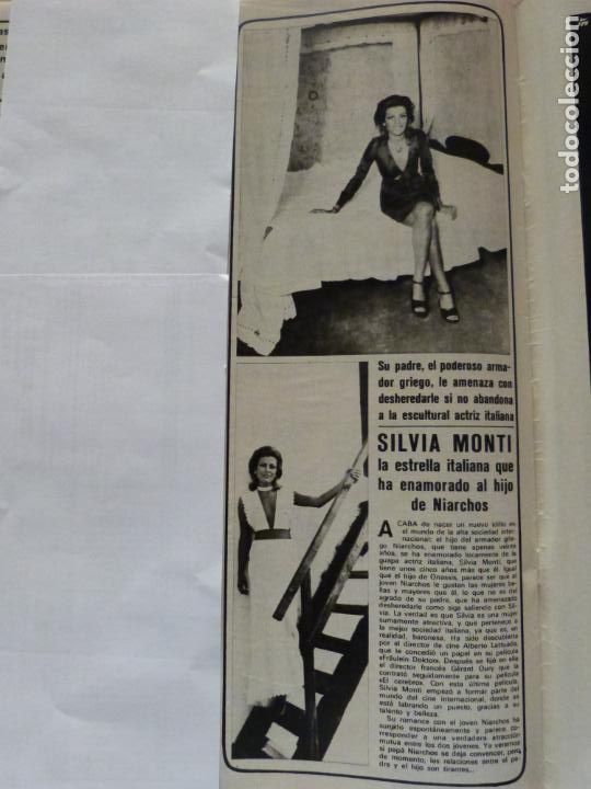 Coleccionismo de Revistas y Peri&oacute;dicos: RECORTE CLIPPING DE SILVIA MONTI REVISTA SEMANA N&ordm; 1674 PAG. 74 L16
