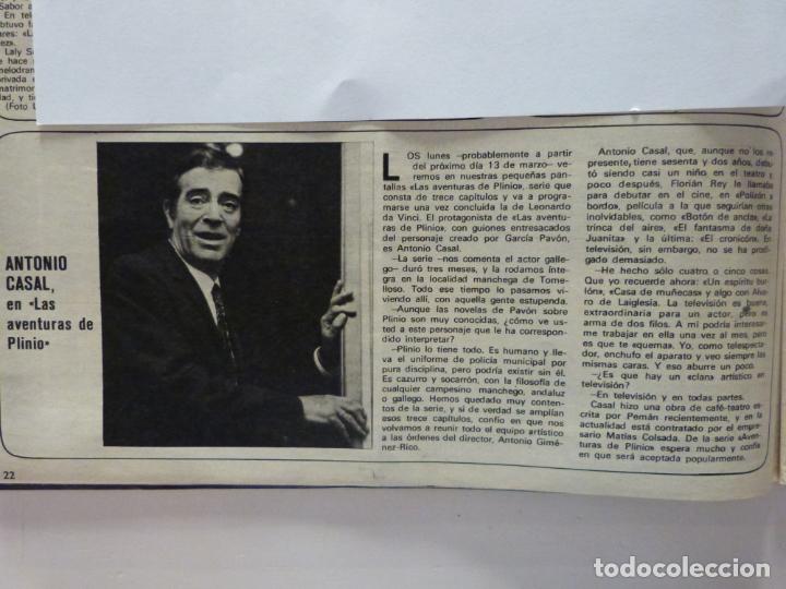 Coleccionismo de Revistas y Peri&oacute;dicos: RECORTE CLIPPING DE ANTONIO CASAL REVISTA SEMANA N&ordm; 1674 PAG. 23 L16