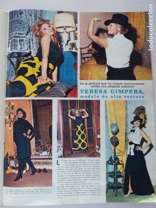 Collezionismo di Riviste e Giornali: RECORTE CLIPPING DE TERESA GIMPERA REVISTA SEMANA N&ordm; 1673 PAG. 39 Y 40 L16