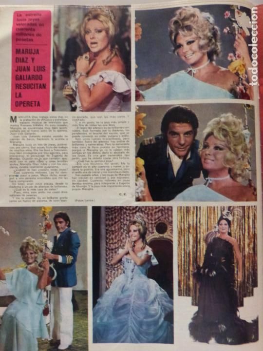 Coleccionismo de Revistas y Peri&oacute;dicos: RECORTE CLIPPING DE MARUJA DIAZ Y JUAN LUIS GALIARDO REVISTA SEMANA N&ordm; 1860 PAG. 44 L16