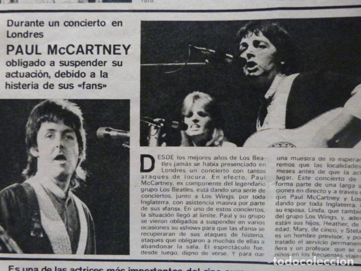 Coleccionismo de Revistas y Peri&oacute;dicos: RECORTE CLIPPING DE PAUL MC CARTNEY REVISTA SEMANA N&ordm; 1860 PAG. 18 L16