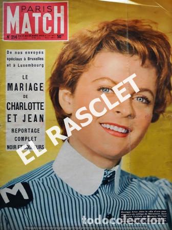Colecionismo de Revistas e Jornais: ANTIGUA REVISTA - PARIS MATCH - N&ordm; 214 -