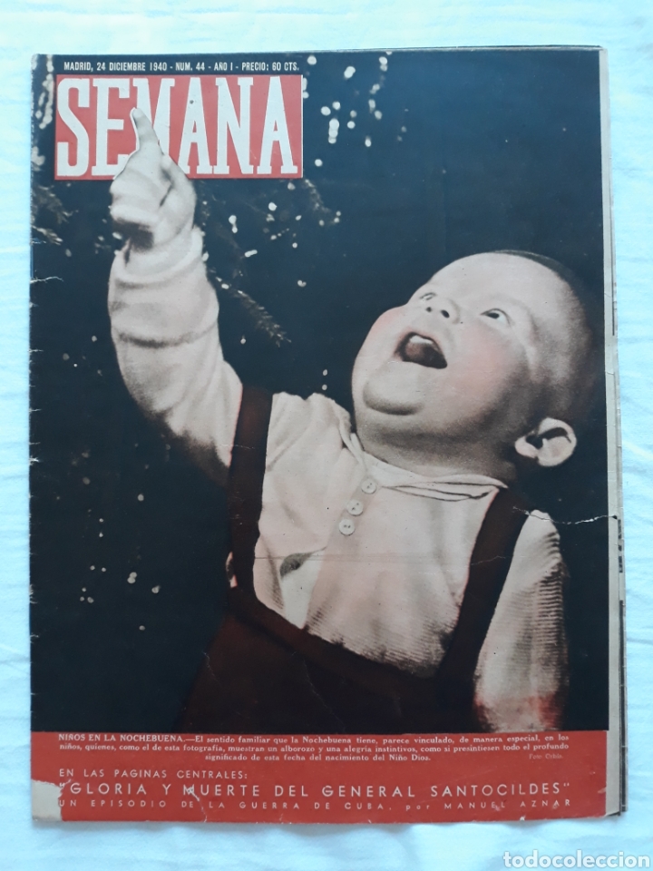 Coleccionismo de Revistas y Peri&oacute;dicos: revista SEMANA n. 44 - 24 Diciembre 1949 - II Guerra Mundial
