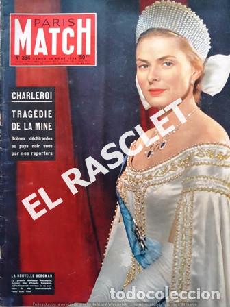 Colecionismo de Revistas e Jornais: ANTIGUA REVISTA - PARIS MATCH - N&ordm; 384 -
