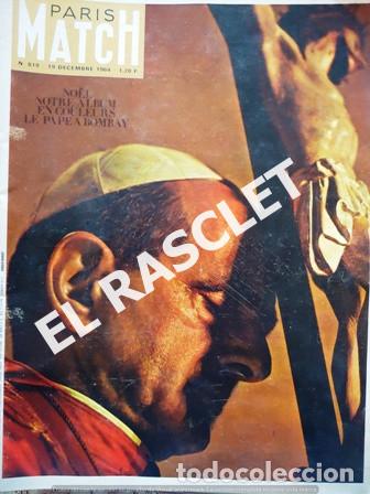 Colecionismo de Revistas e Jornais: ANTIGUA REVISTA - PARIS MATCH - N&ordm; 819 -