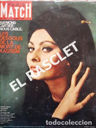 Colecionismo de Revistas e Jornais: ANTIGUA REVISTA - PARIS MATCH - N&ordm; 724 -