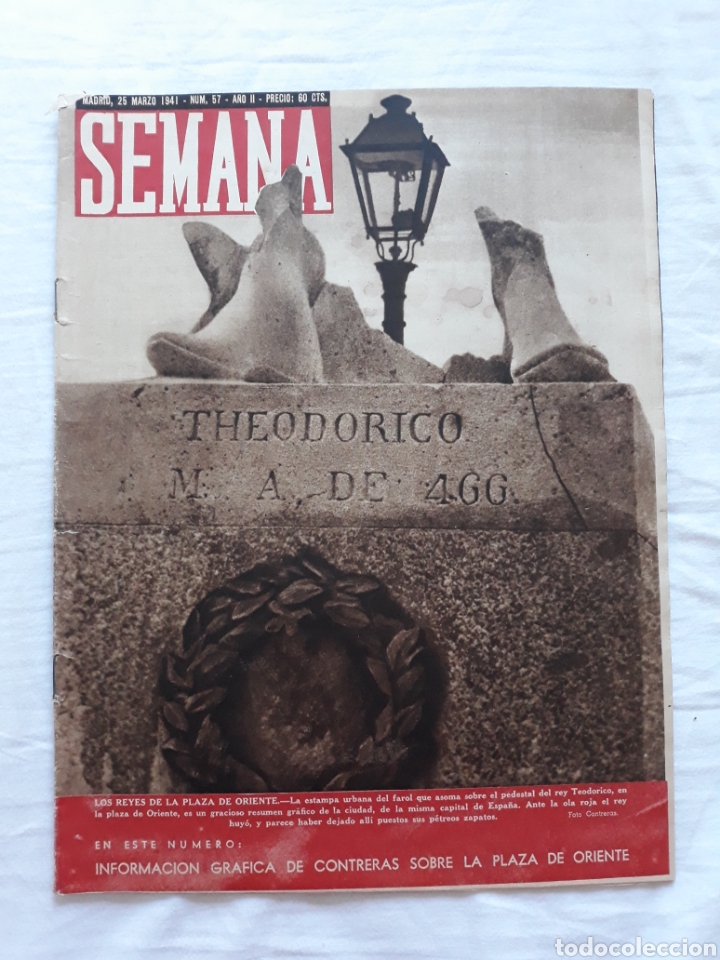 Coleccionismo de Revistas y Peri&oacute;dicos: revista SEMANA n. 57 - 25 Marzo 1941 - II Guerra Mundial