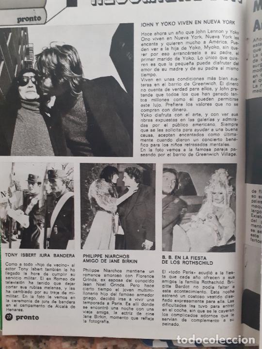 Coleccionismo de Revistas y Peri&oacute;dicos: john lennon yoko ono los beatles BRIGITTE BARDOT TONY ISBERT PHILIPPE NIARCHOS