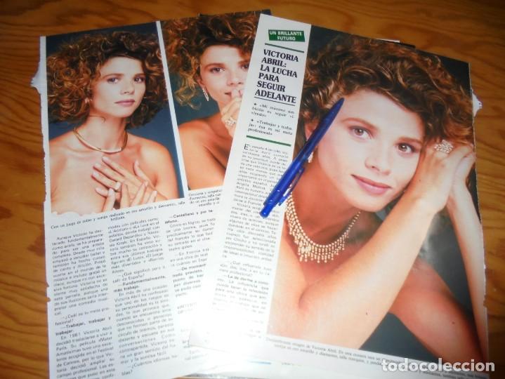 Coleccionismo de revistas y peri&oacute;dicos: RECORTE : VICTORIA ABRIL, BRILLANTE FUTURO. SEMANA, OCTBRE 1987 (#)