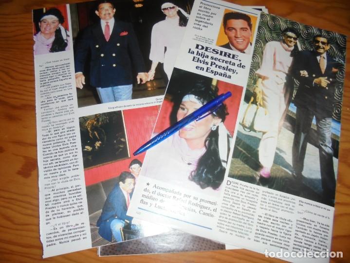 Coleccionismo de revistas y peri&oacute;dicos: RECORTE : DESIRE, LA HIJA SECRETA DE ELVIS PRESLEY. SEMANA, OCTBRE 1987 (#)