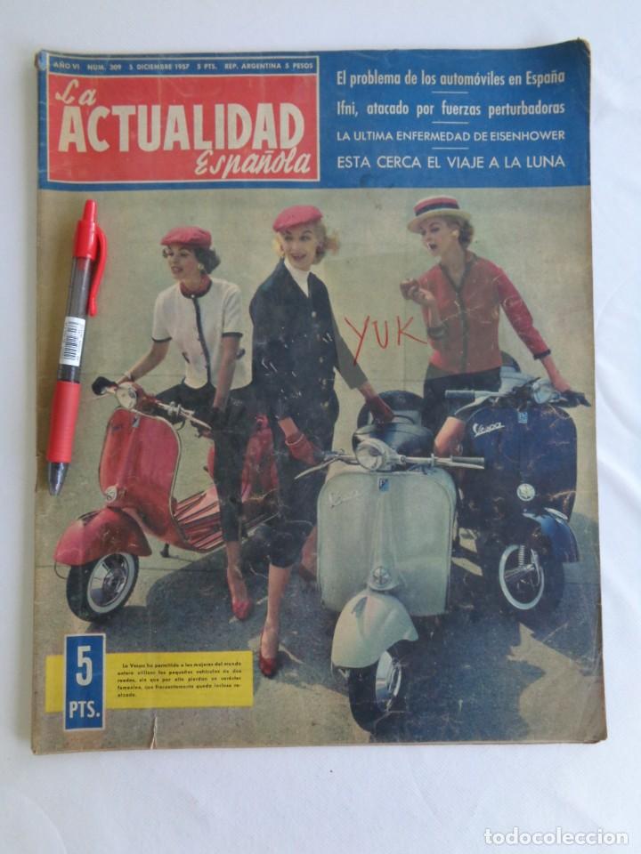 Coleccionismo de Revistas y Peri&oacute;dicos: VESPA PORTADA - HERGE TINTIN Capitulo 1 -SCOUTS- VIAJE A LA LUNA - PUBLICIDAD...EN DICIEMBRE DE 1957