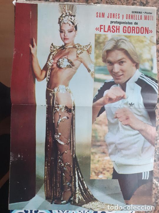 Collectionnisme de Revues et Journaux: POSTER SAM JONES FLASH GORDON ORNELLA MUTI