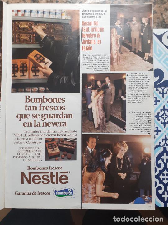 Coleccionismo de Revistas y Peri&oacute;dicos: HASSAN BEL TALAL DE JORFANIA EN ESPA&Ntilde;A CON EL REY DON JUAN CARLOS BOMBONES NESTLE CHAMBURCY