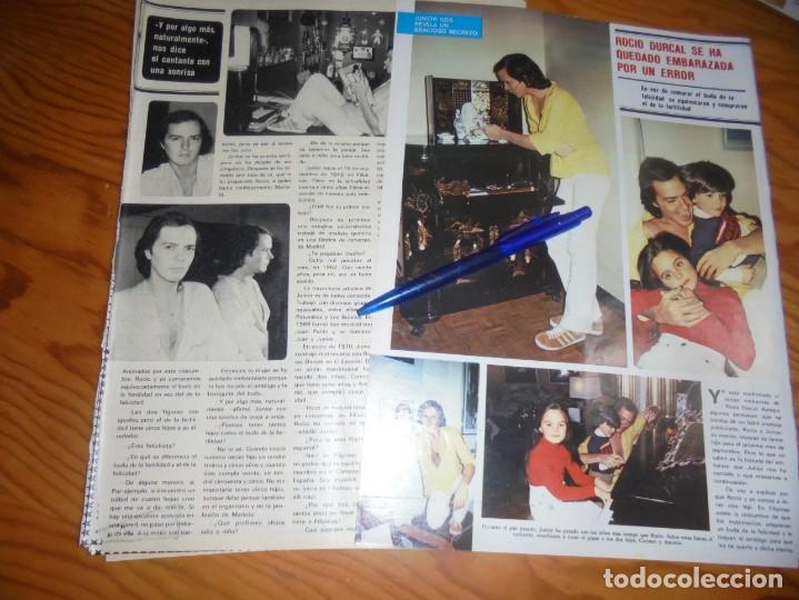 Coleccionismo de Revistas y Peri&oacute;dicos: RECORTE : ROCIO DURCAL ESPERA SU TERCER HIJO. SEMANA, MARZO 1979 (#)