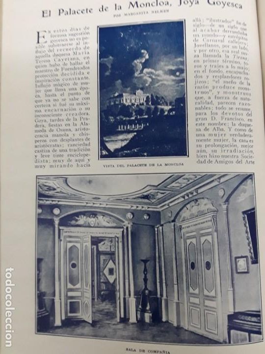 Collezionismo di Riviste e Giornali: PALACETE MONCLOA DUQUESA ALBA VILLA MIRAMAR VILLA SANCTA MARIA BIARRITZ ESTUDIOS CINEMATOGRAFICOS