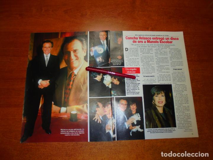 Coleccionismo de revistas y peri&oacute;dicos: CLIPPING 1995: MANOLO ESCOBAR. CONCHA VELASCO. ANTONIO FERRANDIS, CHANQUETE. HELENA BOYRA.