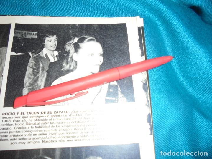 Coleccionismo de Revistas y Peri&oacute;dicos: RECORTE : ROCIO DURCAL, PREMIO PUEBLO. SEMANA, FBRRO 1979 (#)