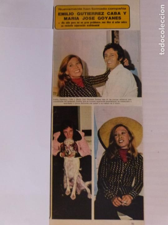 Coleccionismo de Revistas y Peri&oacute;dicos: RECORTE CLIPPING DE EMILIO GUTIERREZ CABA Y MARIA JOSE GOYAN REVISTA SEMANA N&ordm; 1824 PAG. 51 Y 52 L17