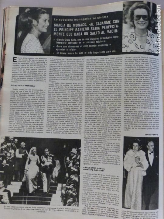 Coleccionismo de Revistas y Peri&oacute;dicos: RECORTE CLIPPING DE GRACIA DE MONACO REVISTA SEMANA N&ordm; 1863 PAG. 64 L17