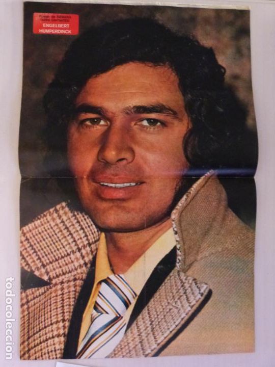 Coleccionismo de Revistas y Peri&oacute;dicos: RECORTE CLIPPING DE POSTER ENGELBERT HUMPERDINCK REVISTA SEMANA N&ordm; 1863 PAG. 46 Y 47 L17