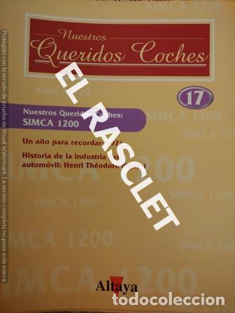 Coleccionismo de Revistas y Peri&oacute;dicos: NUESTROS QUERIDOS COCHES - DE ALTAYA - FASCIDULO 17