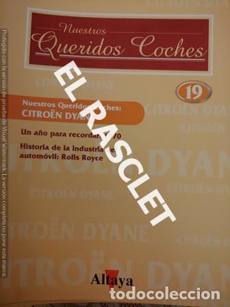 Coleccionismo de Revistas y Peri&oacute;dicos: NUESTROS QUERIDOS COCHES - DE ALTAYA - FASCIDULO 19