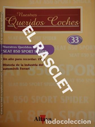 Coleccionismo de Revistas y Peri&oacute;dicos: NUESTROS QUERIDOS COCHES - DE ALTAYA - FASCIDULO 33