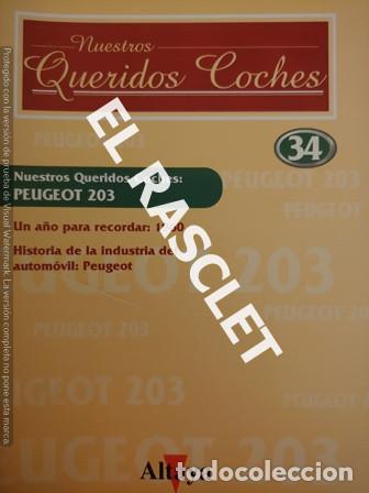 Coleccionismo de Revistas y Peri&oacute;dicos: NUESTROS QUERIDOS COCHES - DE ALTAYA - FASCIDULO 34