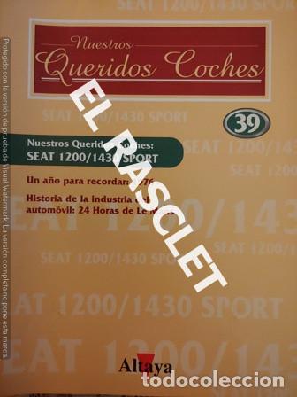 Coleccionismo de Revistas y Peri&oacute;dicos: NUESTROS QUERIDOS COCHES - DE ALTAYA - FASCIDULO 39