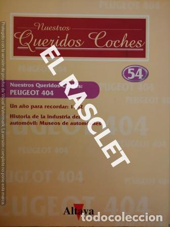 Coleccionismo de Revistas y Peri&oacute;dicos: NUESTROS QUERIDOS COCHES - DE ALTAYA - FASCIDULO 54