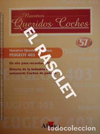 Coleccionismo de Revistas y Peri&oacute;dicos: NUESTROS QUERIDOS COCHES - DE ALTAYA - FASCIDULO 57