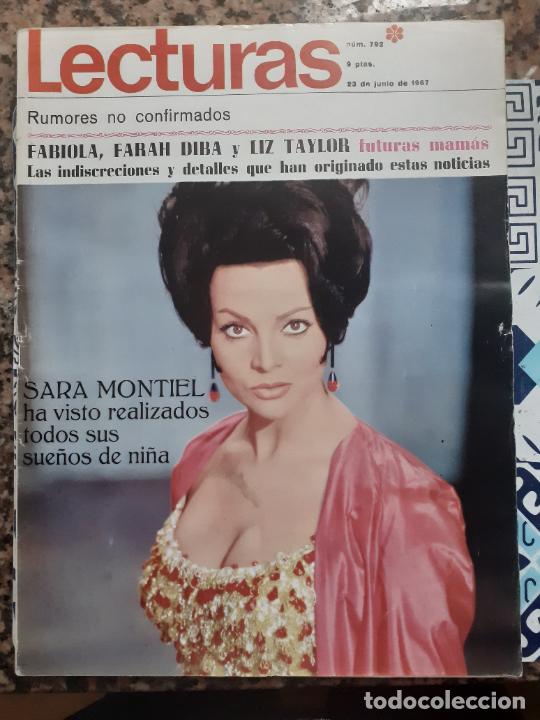 Coleccionismo de revistas y peri&oacute;dicos: RECORTE DE PORTADA SARA MONTIEL