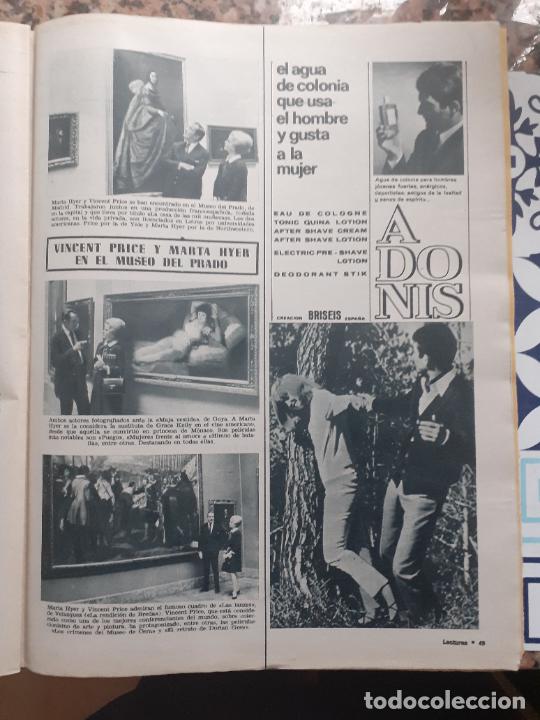 Coleccionismo de Revistas y Peri&oacute;dicos: VINCENT PRICE MARTA HYER EN EL MUSEO DEL PRADO ANUNCIO ADONIS