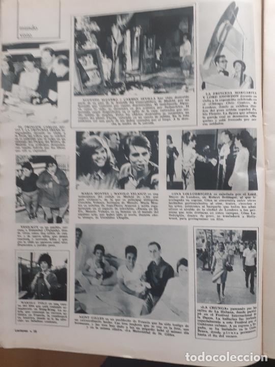 Coleccionismo de Revistas y Peri&oacute;dicos: CARMEN SEVILLA EL INCENDIO DE SU PISO GINA LOLLOBRIGIDA LA CHUNGA MARILU TOLO