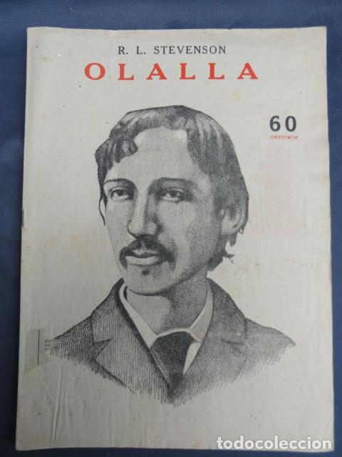 Coleccionismo de Revistas y Peri&oacute;dicos: REVISTA LITERARIA NOVELAS Y CUENTOS Ed. D&Eacute;DALO. - OLALLA R.L.STEVENSON- . A&Ntilde;OS 40