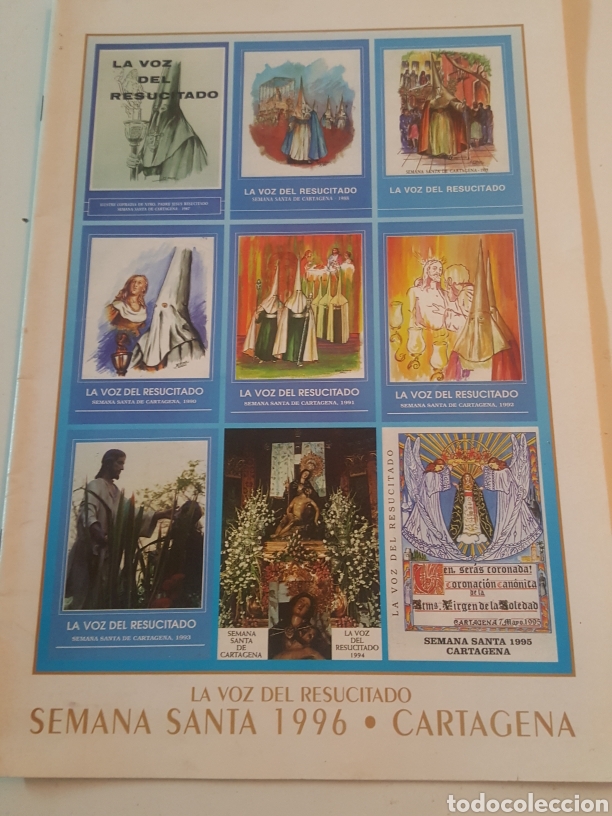 Coleccionismo de Revistas y Peri&oacute;dicos: Revista La Voz del Resucitado Semana Santa Cartagena 1996 - 32 p&aacute;ginas