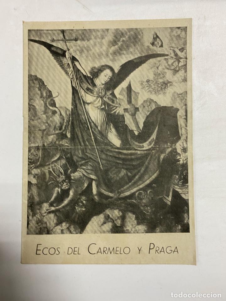 Sammeln von Zeitschriften und Zeitungen: ECOS DEL CARMELO Y PRAGA. REVISTA MENSUAL. A&Ntilde;O 40. SEPTIEMBRE DE 1957. TOMO 40. VER