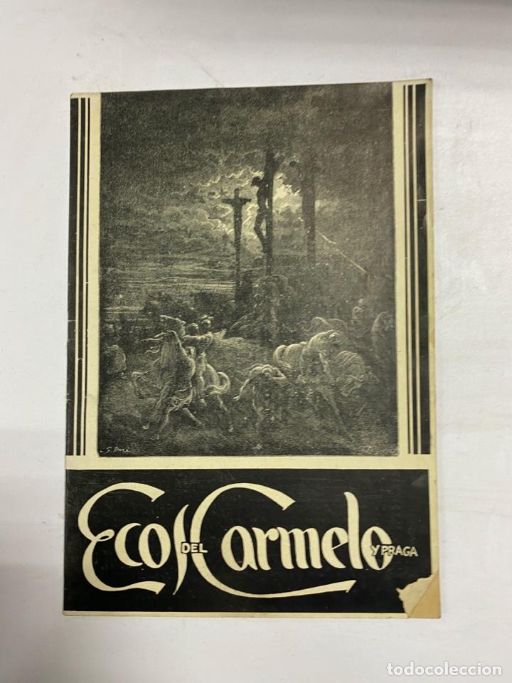 Coleccionismo de revistas y peri&oacute;dicos: ECOS DEL CARMELO Y PRAGA. REVISTA MENSUAL. A&Ntilde;O 32. SEPTEMBRE DE 1949. TOMO 34. VER