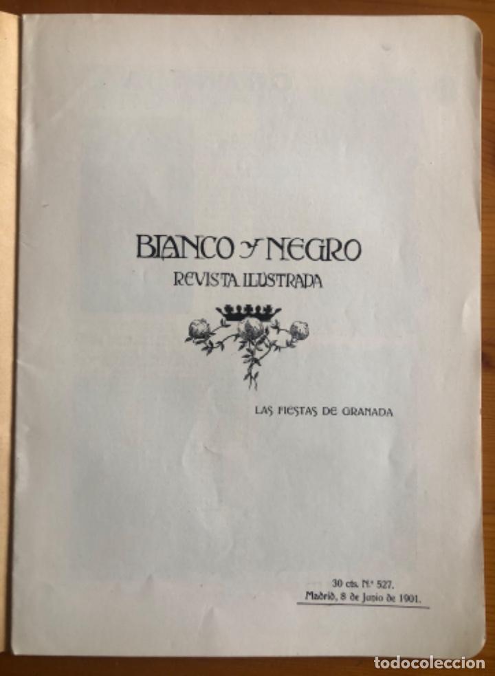 Colecionismo de Revistas e Jornais: REVISTA BLANCO Y NEGRO- GRANADA 1901