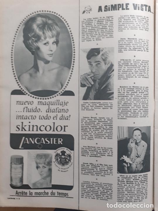 Collezionismo di Riviste e Giornali: ANUNCIO LANCASTER SKINCOLOR MICHELE MORGAN GUIDO LOLLOBRIGIDA