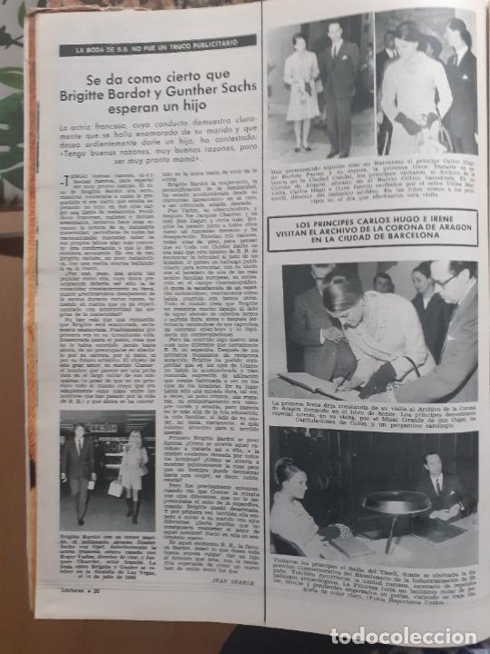Coleccionismo de Revistas y Peri&oacute;dicos: BRIGITTE BARDOT GUNTHER SACHS LA PRINCESA IRENE