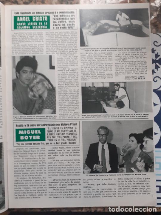 Coleccionismo de revistas y peri&oacute;dicos: miguel boyer angel cristo barbara rey